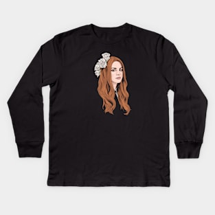 Lana Del Rey Kids Long Sleeve T-Shirt